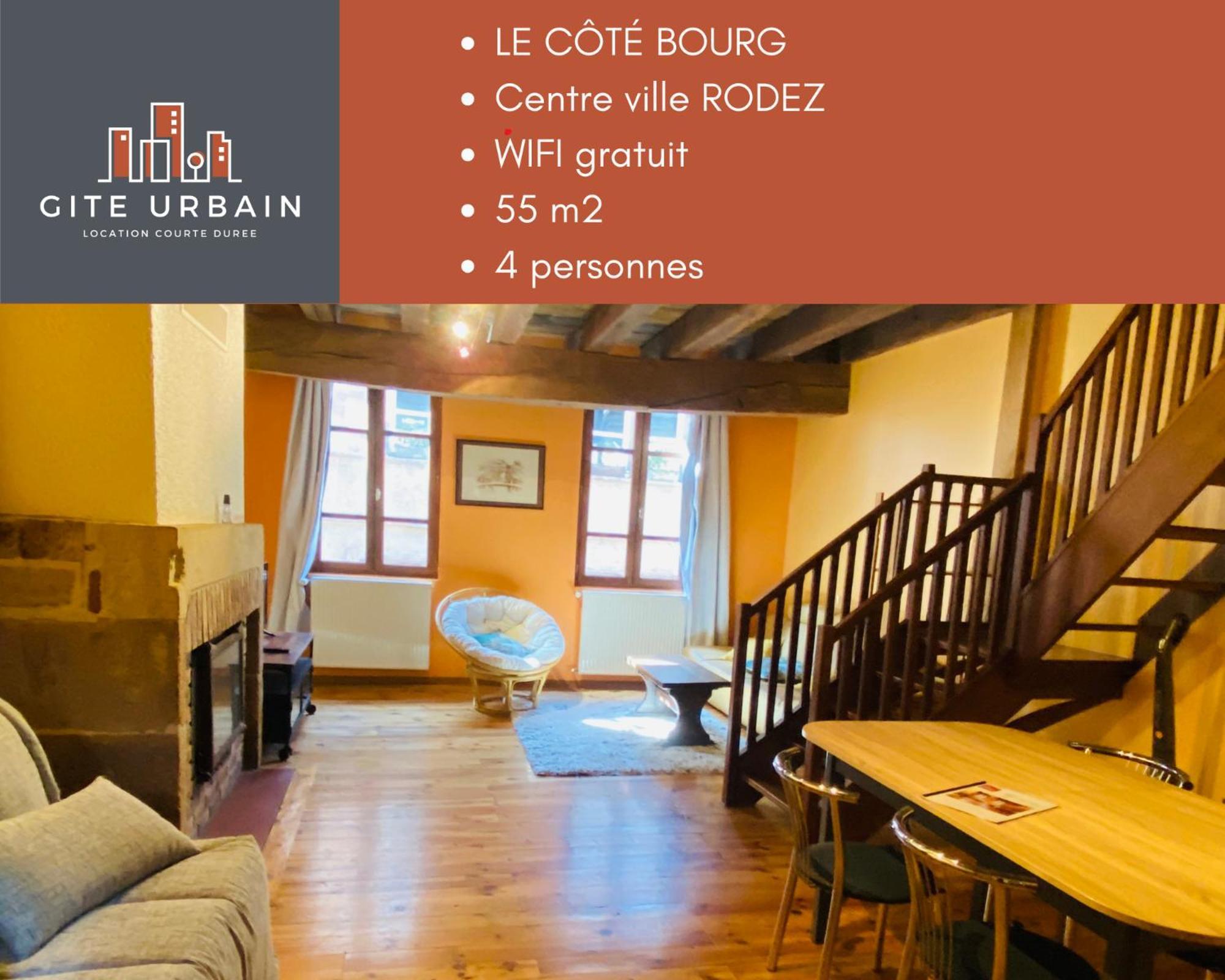 Gite Urbain - Cote Bourg ロデーズ エクステリア 写真